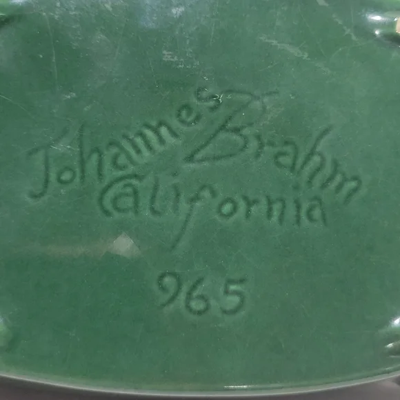Johannes Brahm California 965 trinket box 3pc ceramic w lid - Picture 10 of 13